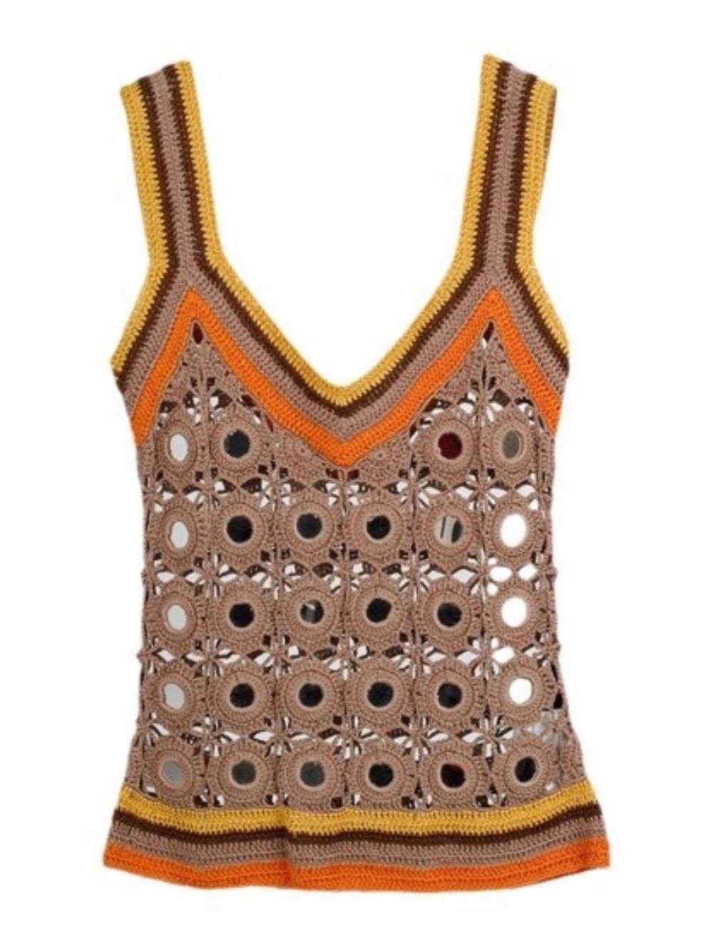 Wales Bonner Marimba Crochet Top